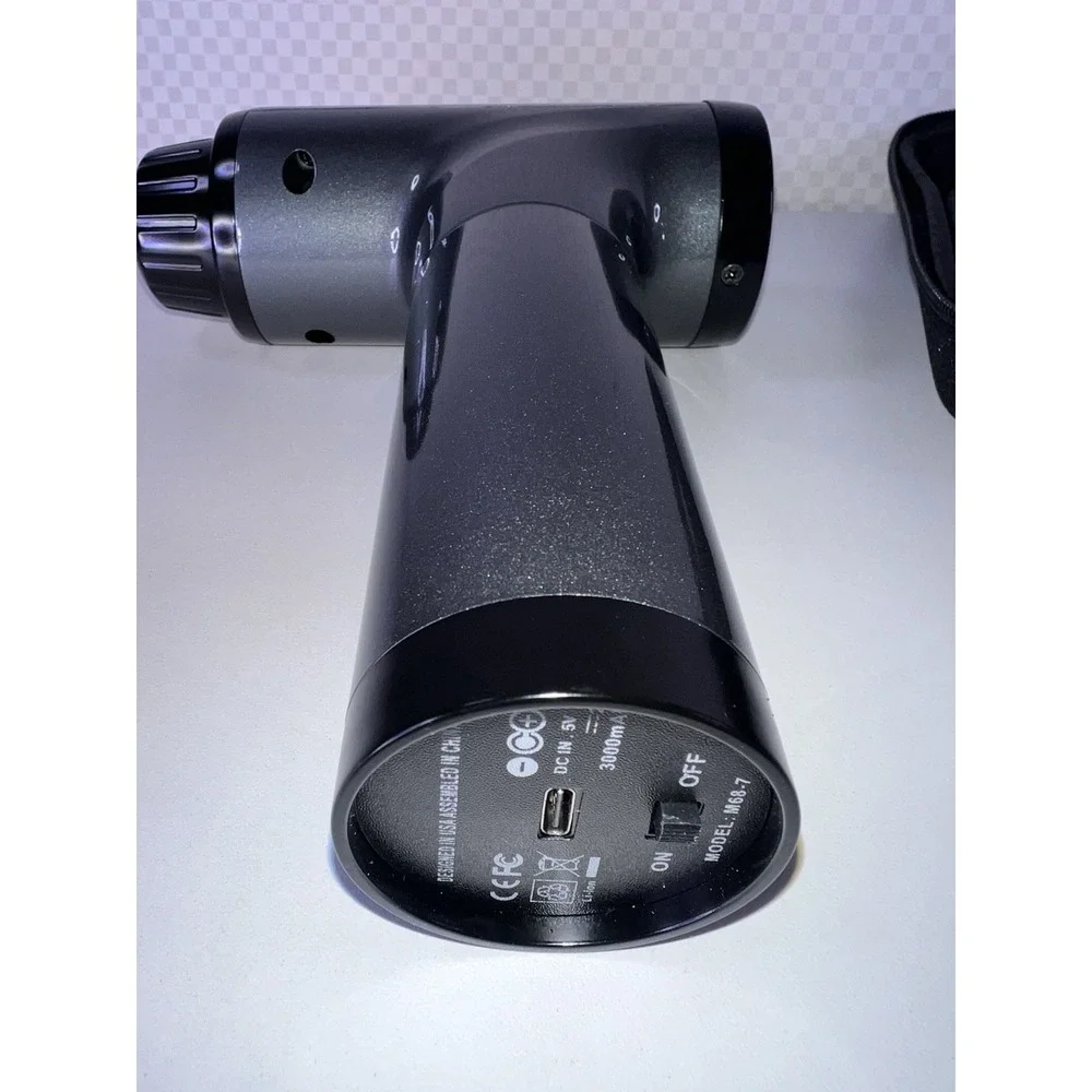 Olsky M68-7 Massage Gun Deep Tissue 9 Heads 30‎ Speed Open Box Tested Works